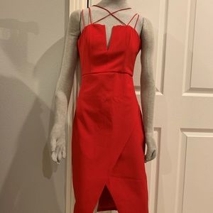 NWT Mustard Seed Deep V formal dress Sz. S